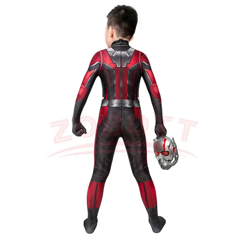 l2025l هالوين خارقة النمل كوس رجل زي الكبار الاطفال كوانتومانيا تأثيري Antman والدبور قناع الهالوين بذلة Bodysu