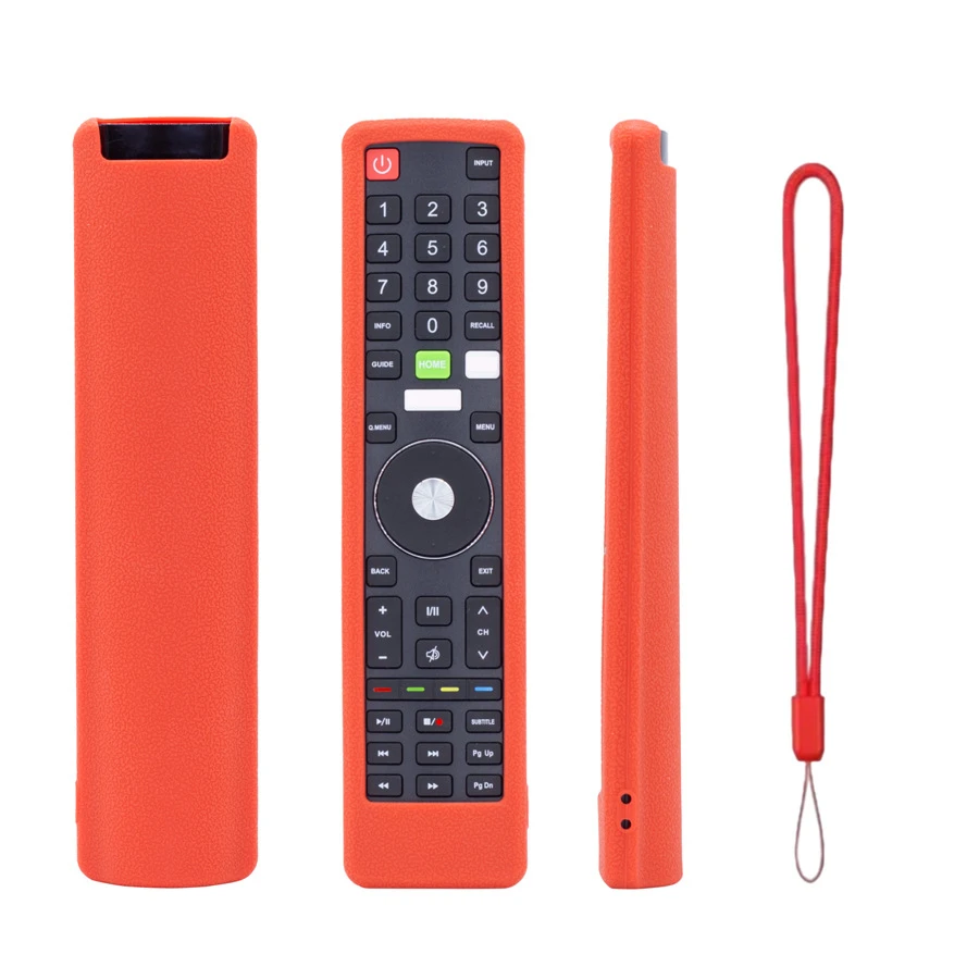 For RM-C3228 Remote Control Protective Cover Constructed from Flexible Silicone with Leather-Like Texture and Traction