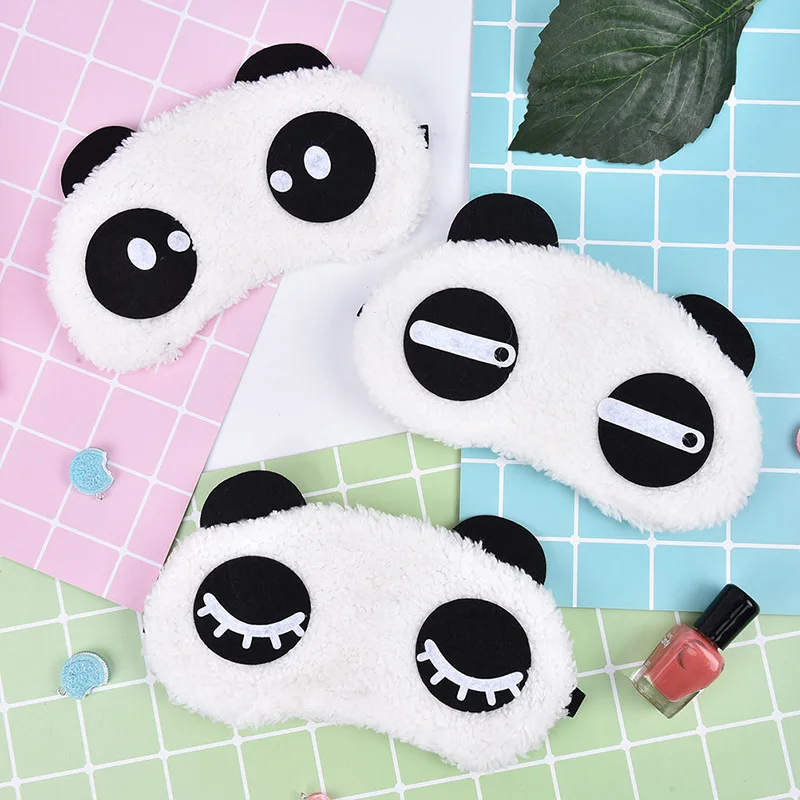 

lush Panda Face Eye Mask Travel Sleeping Soft Sale,Eyeshade Eyeshade Portable Sleeping Cover,Cute Design Fashion