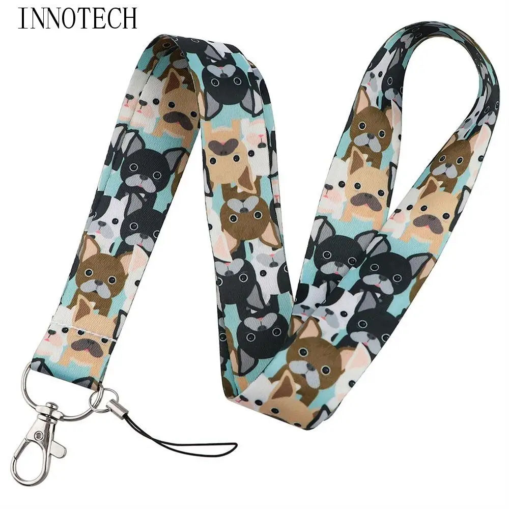 

Cute Pet Dog Phone Lanyard Hang Rope Keyrings Key Holder Animals Lanyards Neck Strap Lanyards Badge Holder ID Card Holder