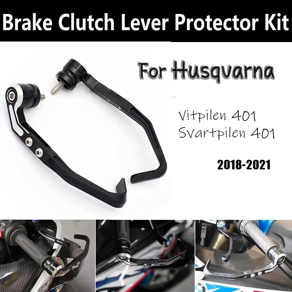 

For Husqvarna Svartpilen 401/ Vitpilen 401 Brake and Clutch Lever Protector Kit Motorcycle Handlebar Brake Clutch Lever Protect