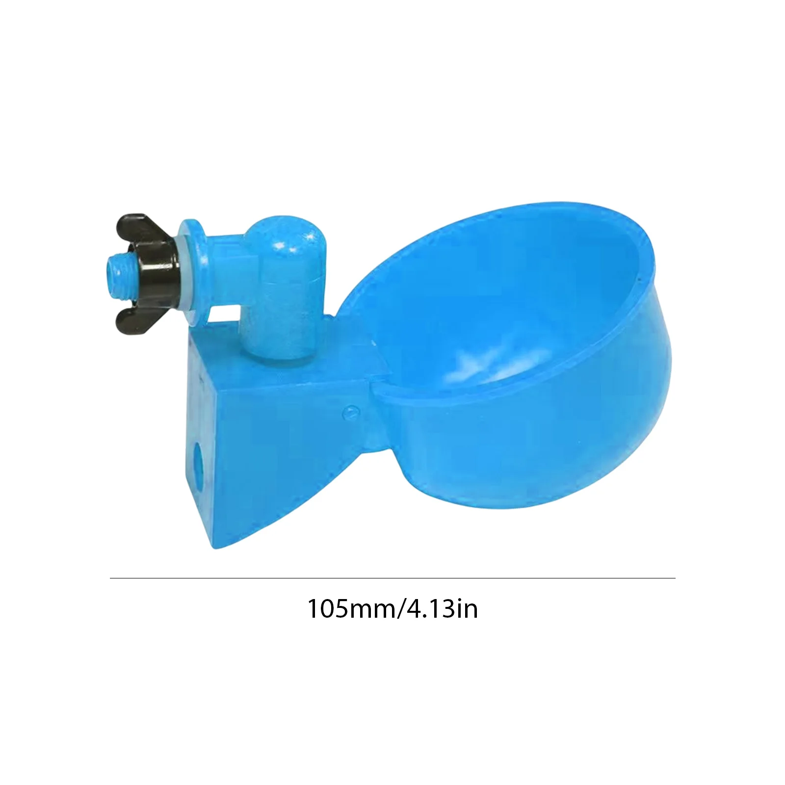 6pcs Poultry Feeder Drinking Bowl Plastic Automatic Poultry Drinking Water Bowl Practical Feeding Supplies for Farm Animal