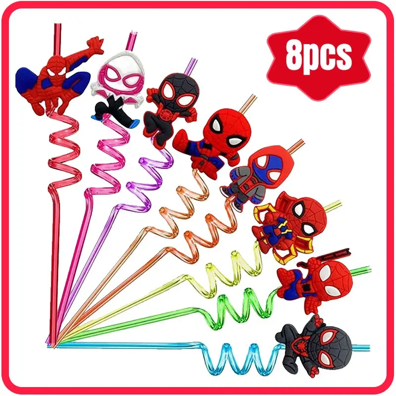 8Pcs Spiderman Them…