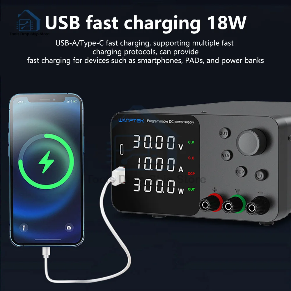 조정 가능한 DC 전원 공급 장치 120V 360W 3A LED 디지털 실험실 벤치 전원 공급 장치 안정화 전원 공급 장치 전압 조정기 스위치