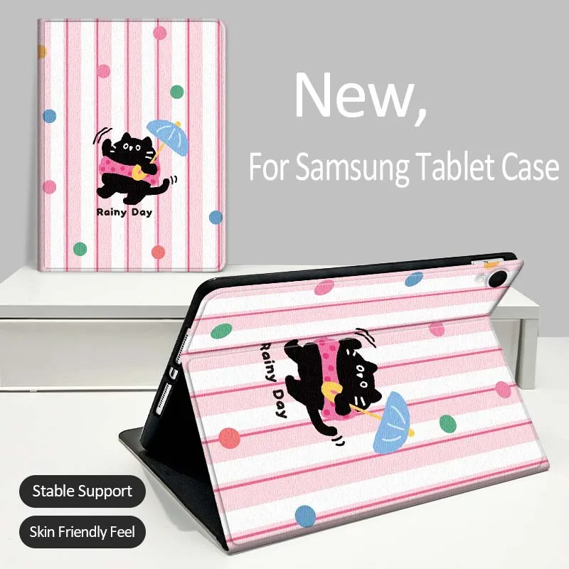 

Colorful Sweet Cat Art Tablet Case For Samsung Galaxy Tab A A7 A8 A9 A11 S6 S11 Lite Plus 10.1 10.4 10.5 Inch 2022 2025