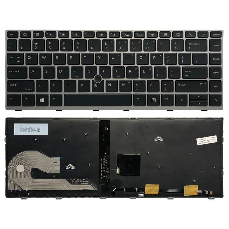 Keyboard for HP L11307-001 L14377-001 L14378-001 L15540-001 backlit backlit