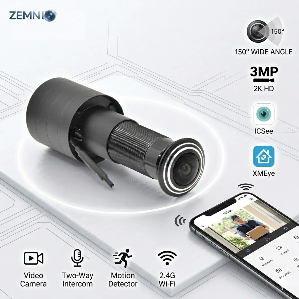 icsee-xmeye-3mp-2k-hd-smart-peephole-camera-wifi-door-viewer-150°-wide-angle-motion-detection-2-way-audio-for-home-security