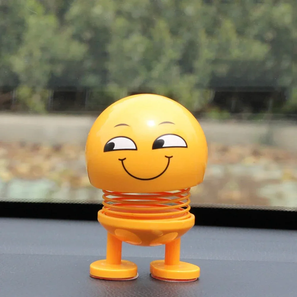 Funny Shaking Head Doll Car Small Ornaments Cute Car Accessories Interior Trims Creative Car Toys Decoration Accessories