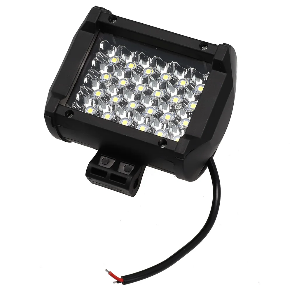 4inch 72W LED Work Light Bar Sport- LED Rectangular Light 24 LED Lights Combo- Lamp Offroad Fog Lamp Car Accessories