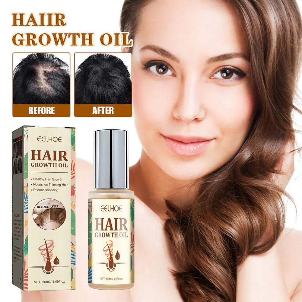 Anti-hair Loss Hair Oil Repair Dryness Natural Nourishing Scalp Promote Hair Care Serum For Men Women B9v5