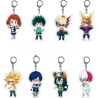 Anime Hero MHA Midoriya Ornament Key Bag Pendant Clothing AccessoriesProps Acrylic Keychain Keyring Fans Gifts