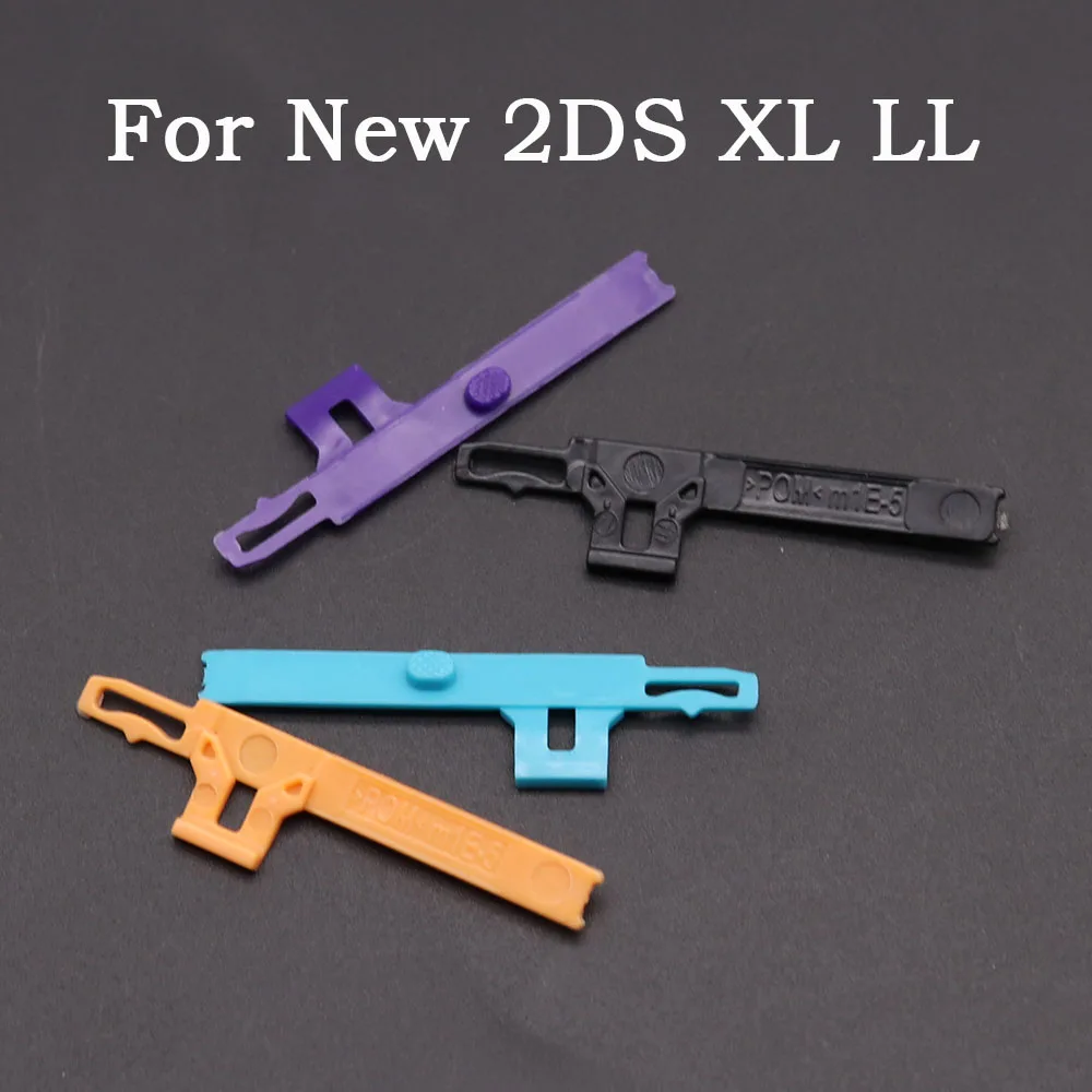 2-5PCS Bunte Kunststoffteile für Nintendo New 2DS XL Reparaturteil Lautstärkeschalter/Schiebetaste für New2DSLL