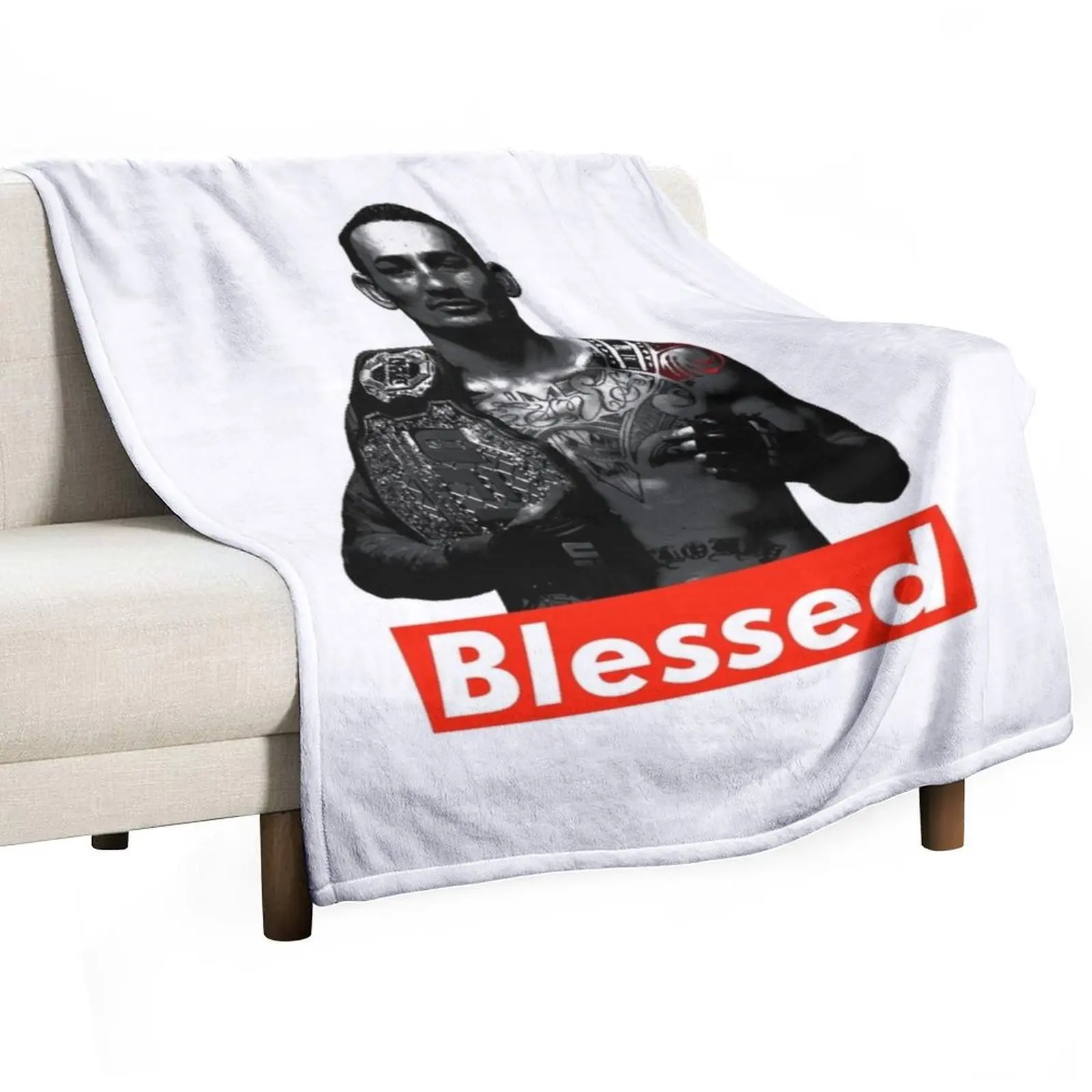 

Max Holloway , Throw Blanket Cute Plaid Cute Polar Extra Large Throw Blankets