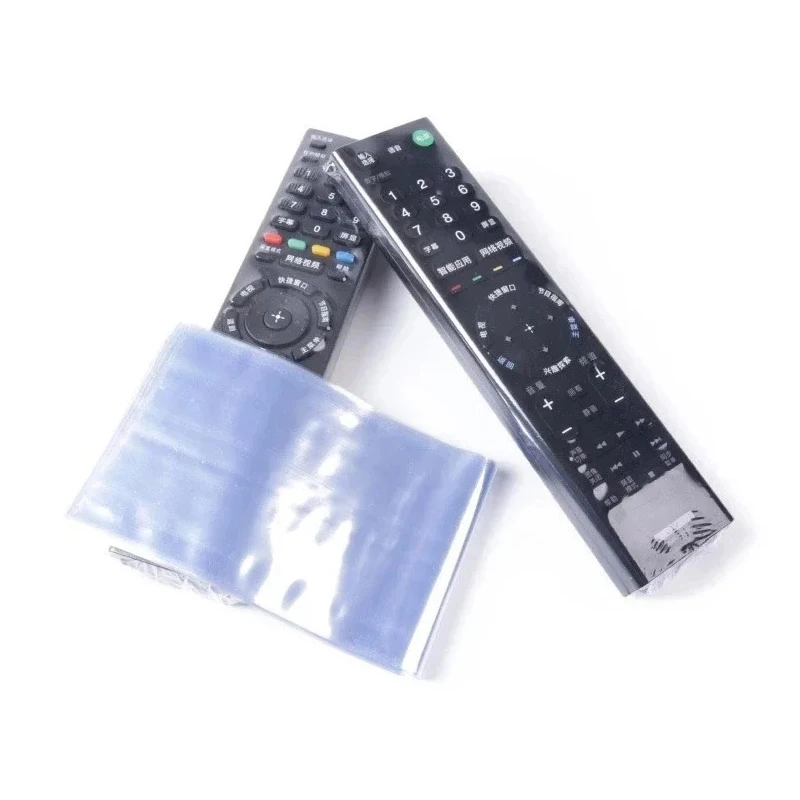 5/10/20PC Heat Shrink Film Clear Video TV Air Conditioner Remote Controller Protector Cover Home Dust Waterproof Protective Case