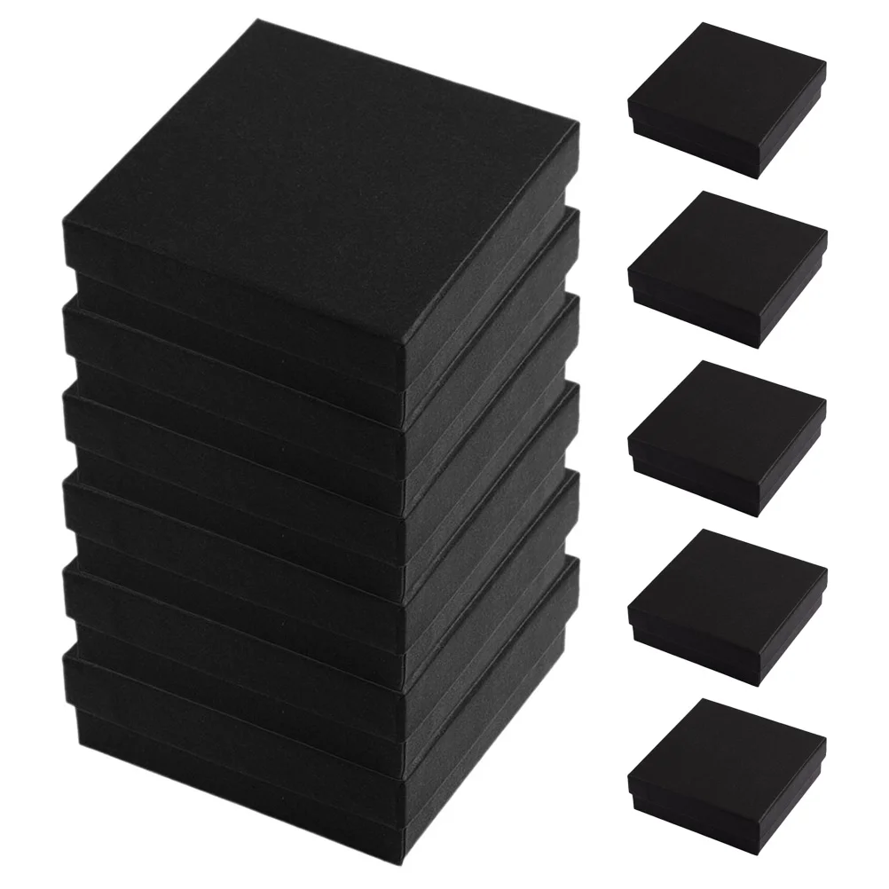 

20 Pcs Jewelry Box Gift Bulk Boxes Commemorate Necklace For Small Gifts Cardboard Ring Earring