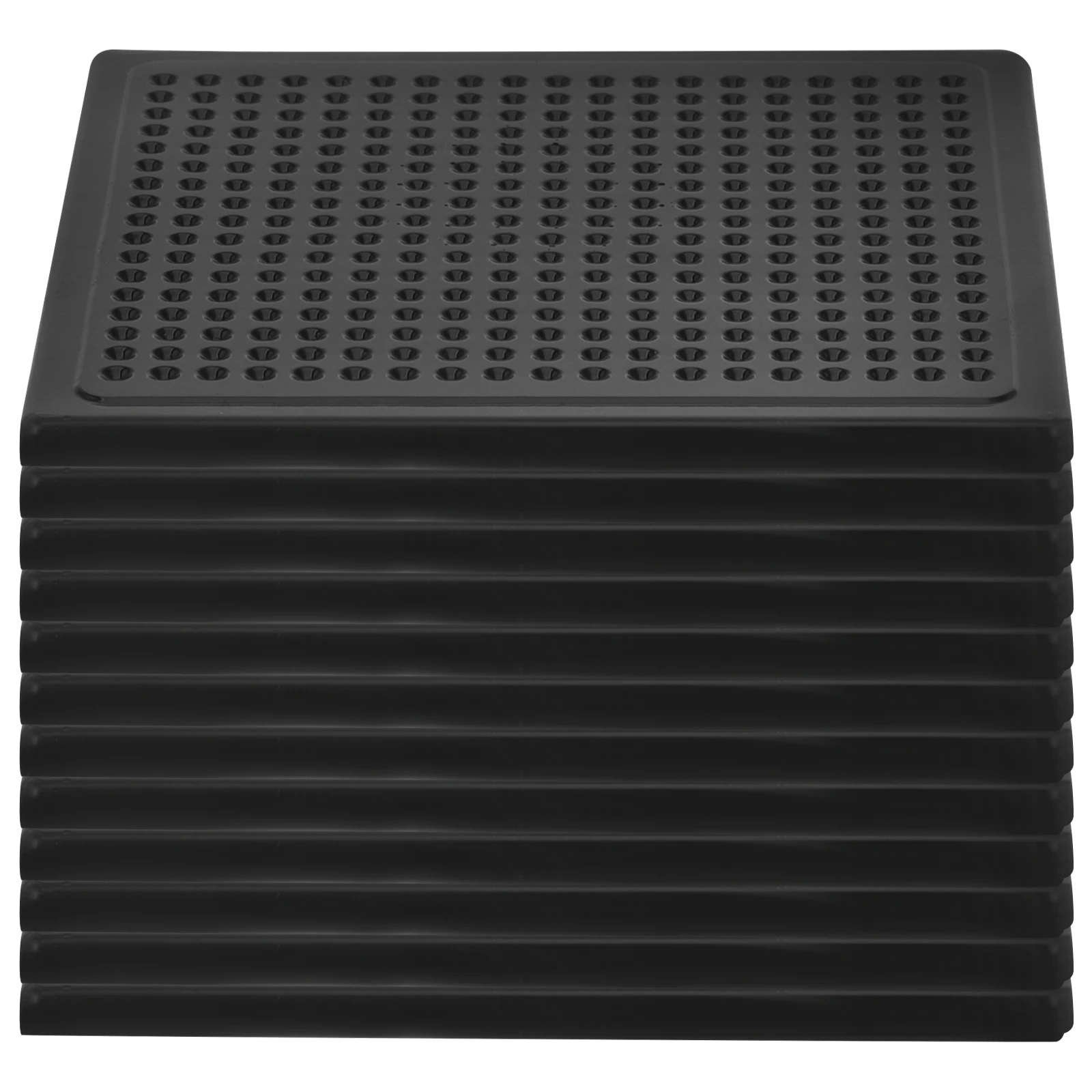 

12 Pcs Square Non-slip Carpet Stickers 60x60x3mm Reusable for Hardwood Floors Tile Mats Anti-skid Home Office Door