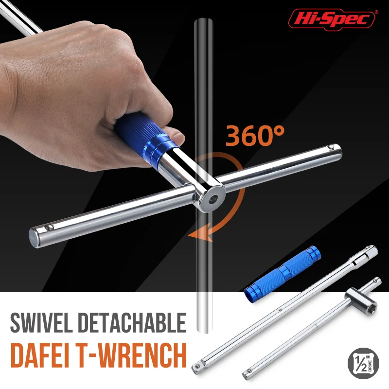 Hallo-Spec T Griff Sechskantschlüssel Einstellbare Hex Allen SCHLÜSSEL Schraubenschlüssel Steckschlüssel Reparatur Universal Verlängerung Stange hand Werkzeuge – Detail 5