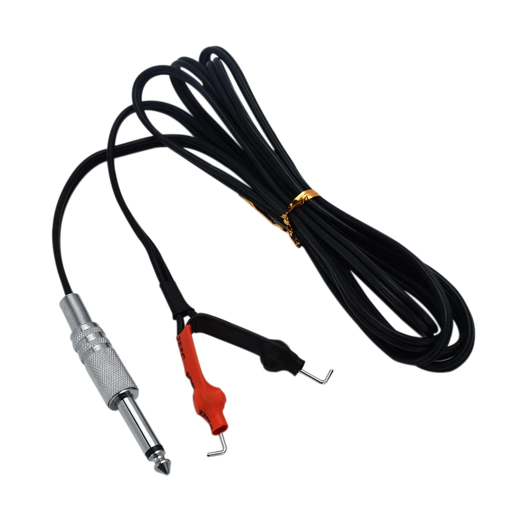 Kabel Klip Lembut Silikon 1,8 m Kualitas Premium Tahan Lama untuk Perlengkapan Mesin Hitam