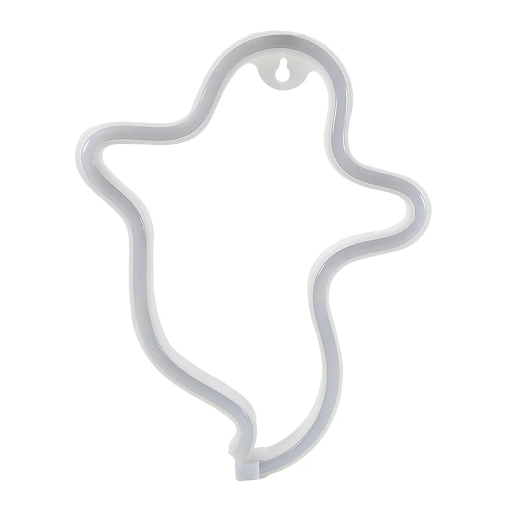Halloween Ghost LED Neon Light Plastic Star Shape Night Lamp USB Powered Romantic Festival Decor Lighting