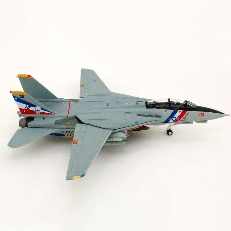 Diecast 1:200 Scale HG6672 U.S. Navy F-14D Tomcat VF-2 NE100 Alloy Finished Simulation Model Toy Souvenir Gifts For Adult Boy