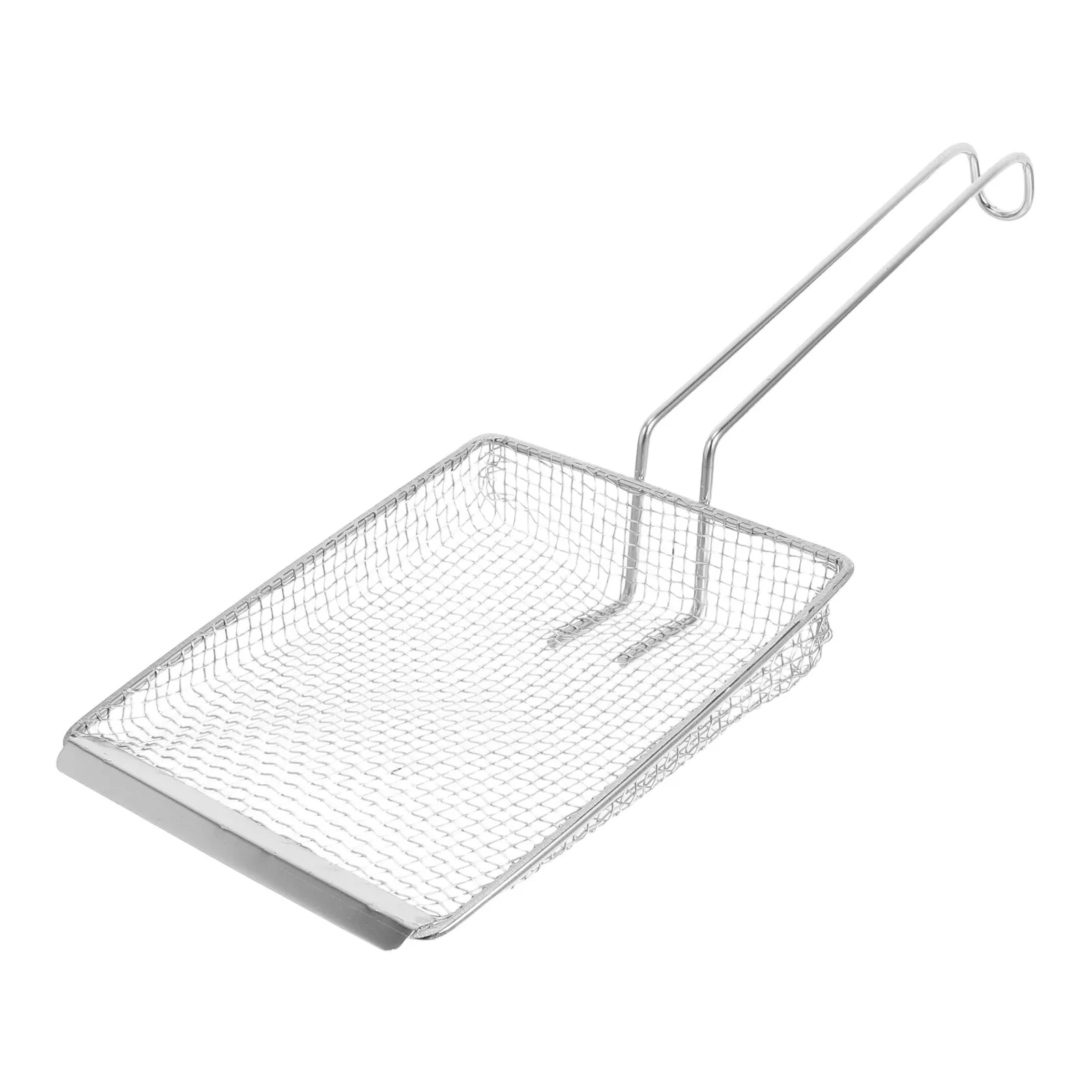

Stainless Steel Fried Chicken Skimmer Spoon Metal French Fry Scoop Oil Filter Strainer Cooking Strainer for Crispy Fries