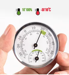Mini Pointer Type Thermometer Hygrometer Indoor Room Electronic Temperature Humidity Meter Sensor Gauge For Home Thermometer