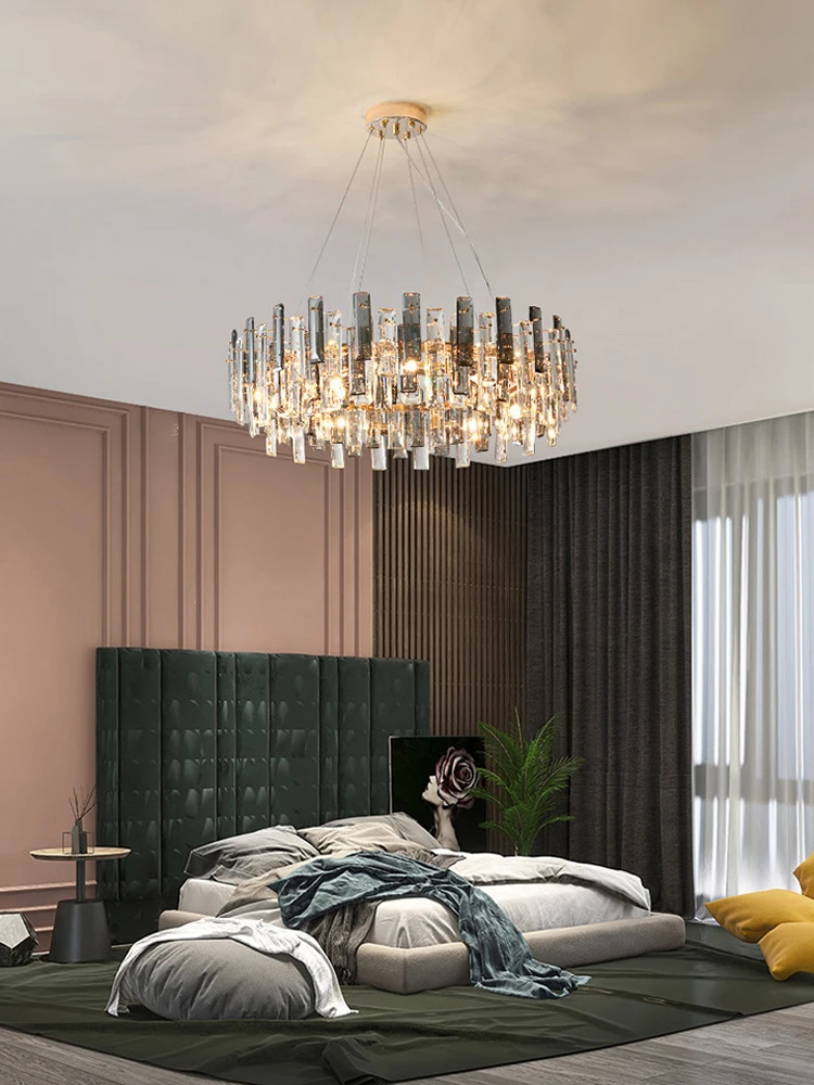 Illuminate Your Living Room Dinning Room With Our E14 Led K9 Crystal Chandelier Gold Chrome Hardware Dimming Function