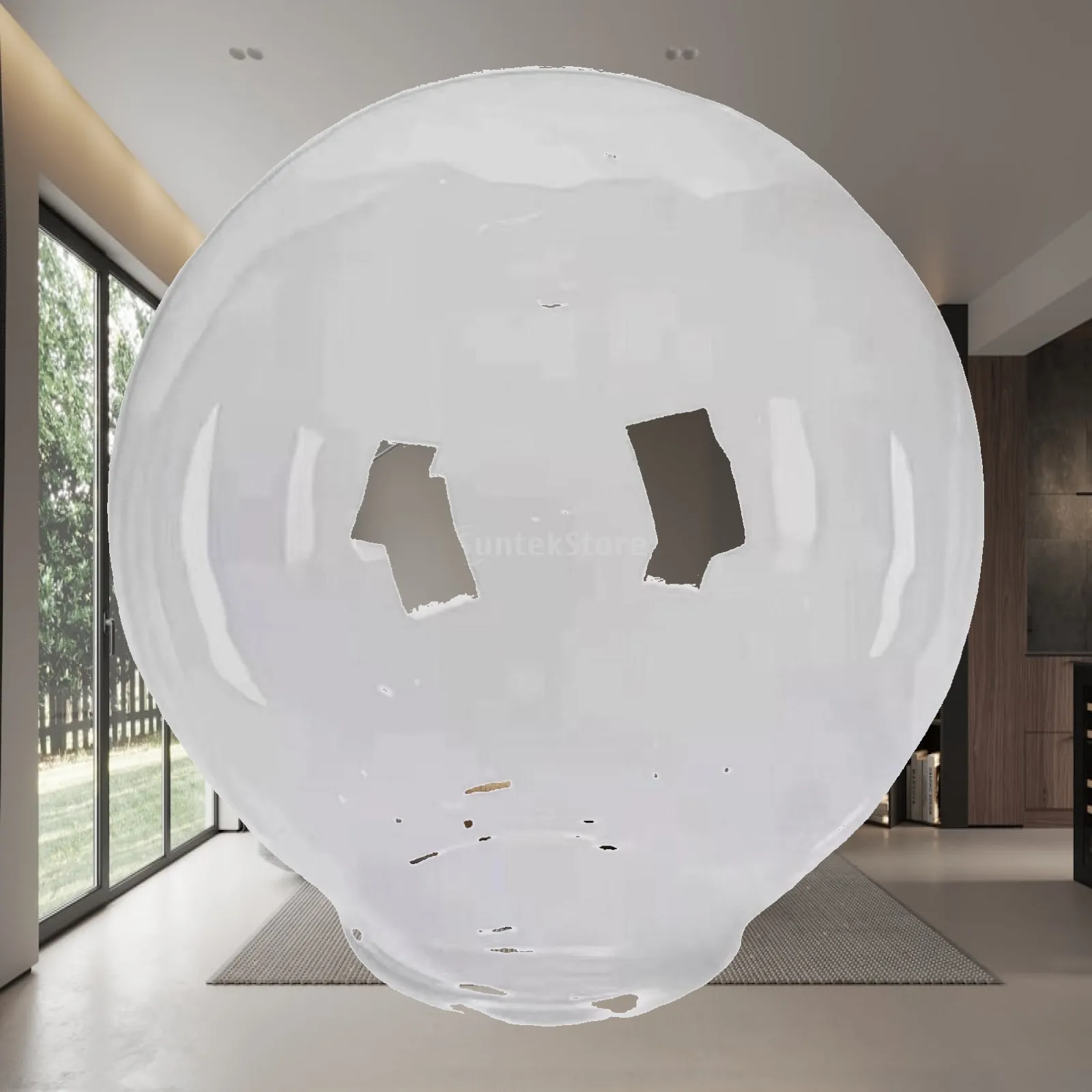 Clear Acrylic Ball Light Cover, Weatherproof, Quick Installation, Post Lamp Accessory, Replacement