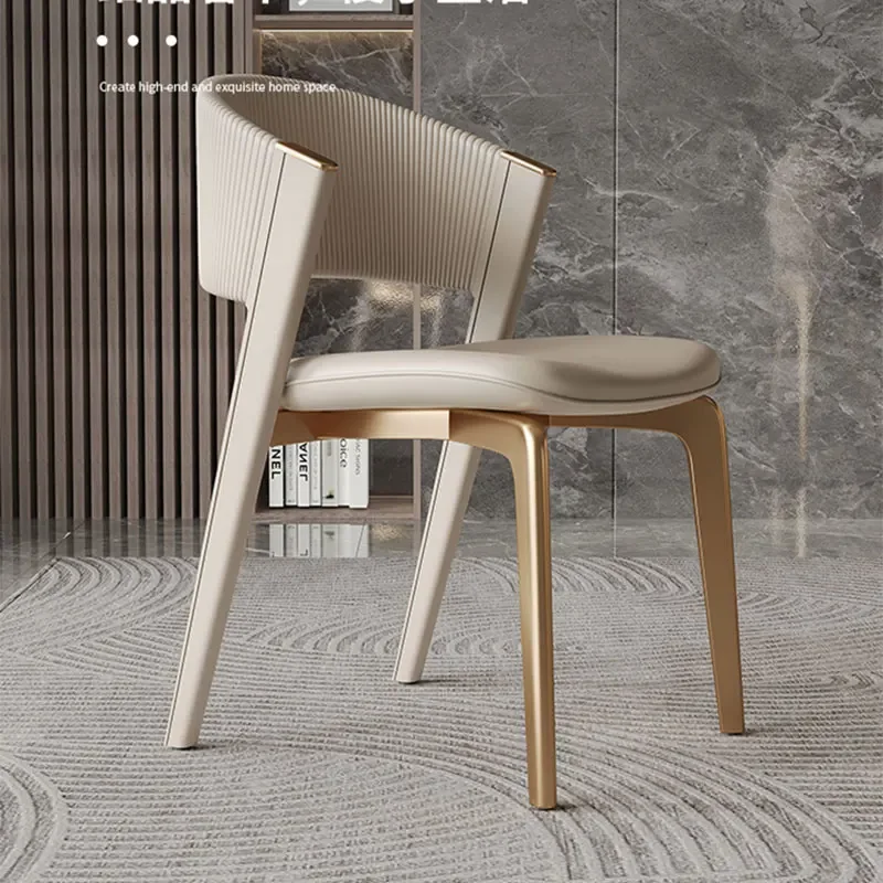 

Floor Unique Dining Chairs Armless Party Living Room Mobile Dining Chair Luxury Space Saving Sedie Da Pranzo Home Furniture