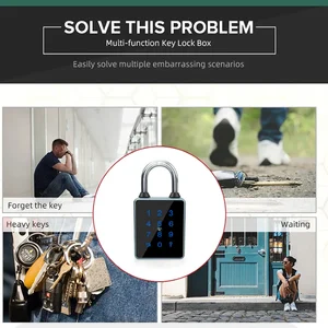 Aluminiumlegierung von Fingerabdruckschloss, Sicherheitsschloss der schlüssellosen Schubladen, IP65 wasserdicht, Haus Schlafzimmer, Tuya/Ttlock App 12 Hauptverkauf Elektronische Verriegelung für Aluminiumtür - №12