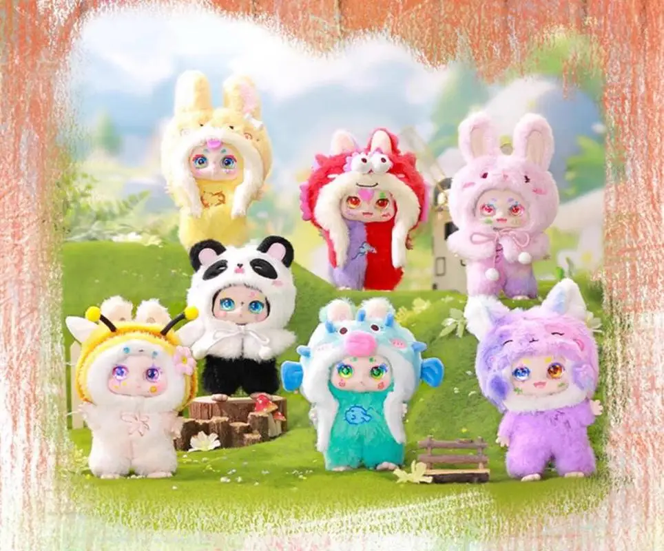 كيمون صندوق أعمى أصلي الجيل الثاني من Wild Dreams نموذج دمية التماثيل العصرية مفاجأة لعبة عيد ميلاد هدية