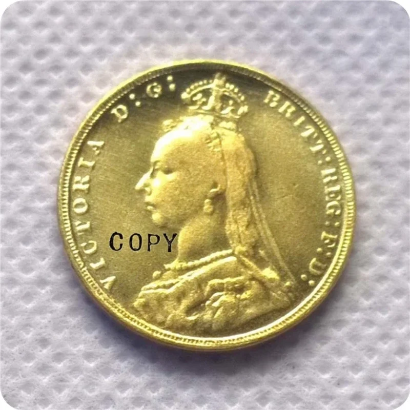 1888 British Gold COPY COIN Crypto Challenge Pocket Coins Christmas Gifts