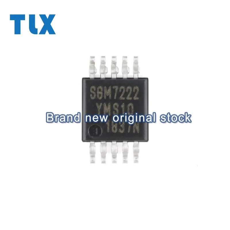 20pcs SGM7222YMS10/TR SGM7222YMS10 MSOP-10 double pole double throw analog signal switch chip original
