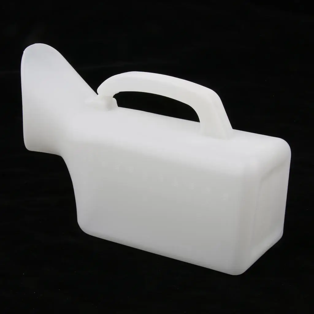 Handheld Portable Mobile Urinal Toilet Bottle  Women use white 1000ml