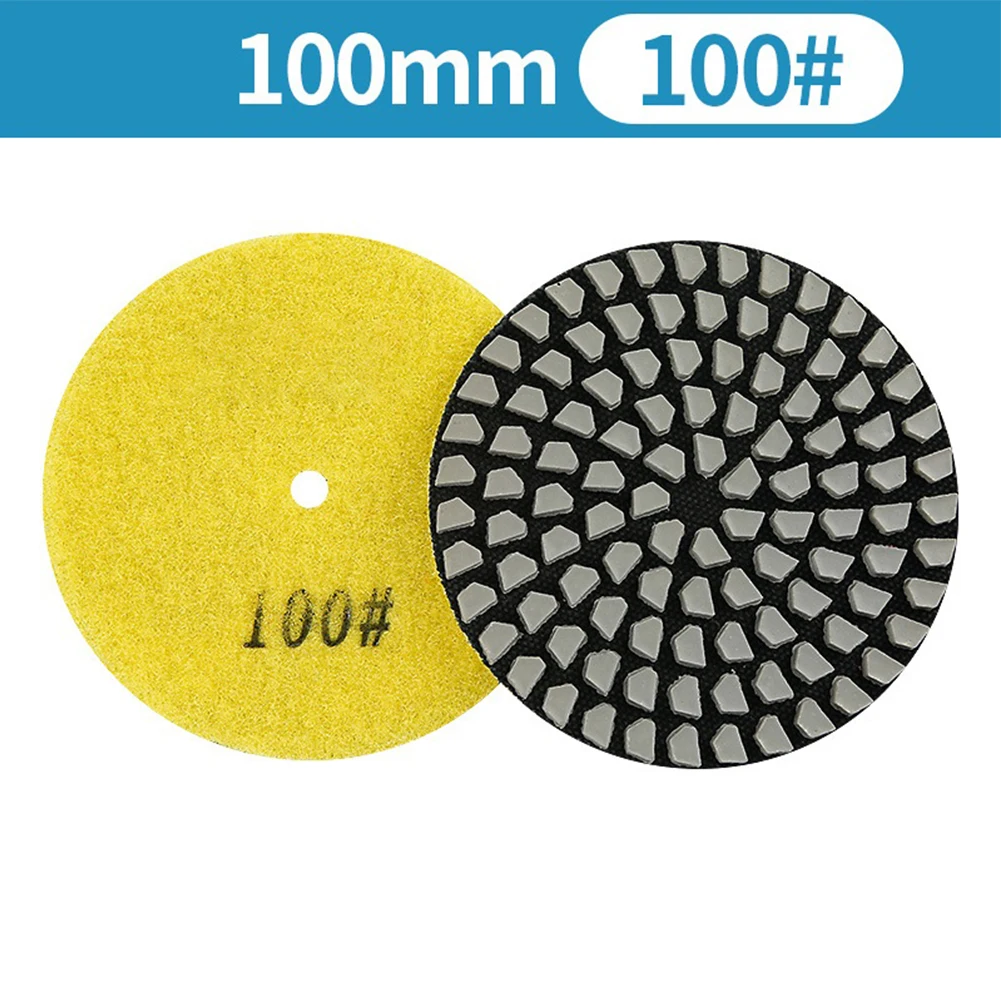 New Pad Dry Polishing Pad Discs Grinding Wheel Dry Polishing Emery Quick Speed Smooth Polishing Garden Home Office