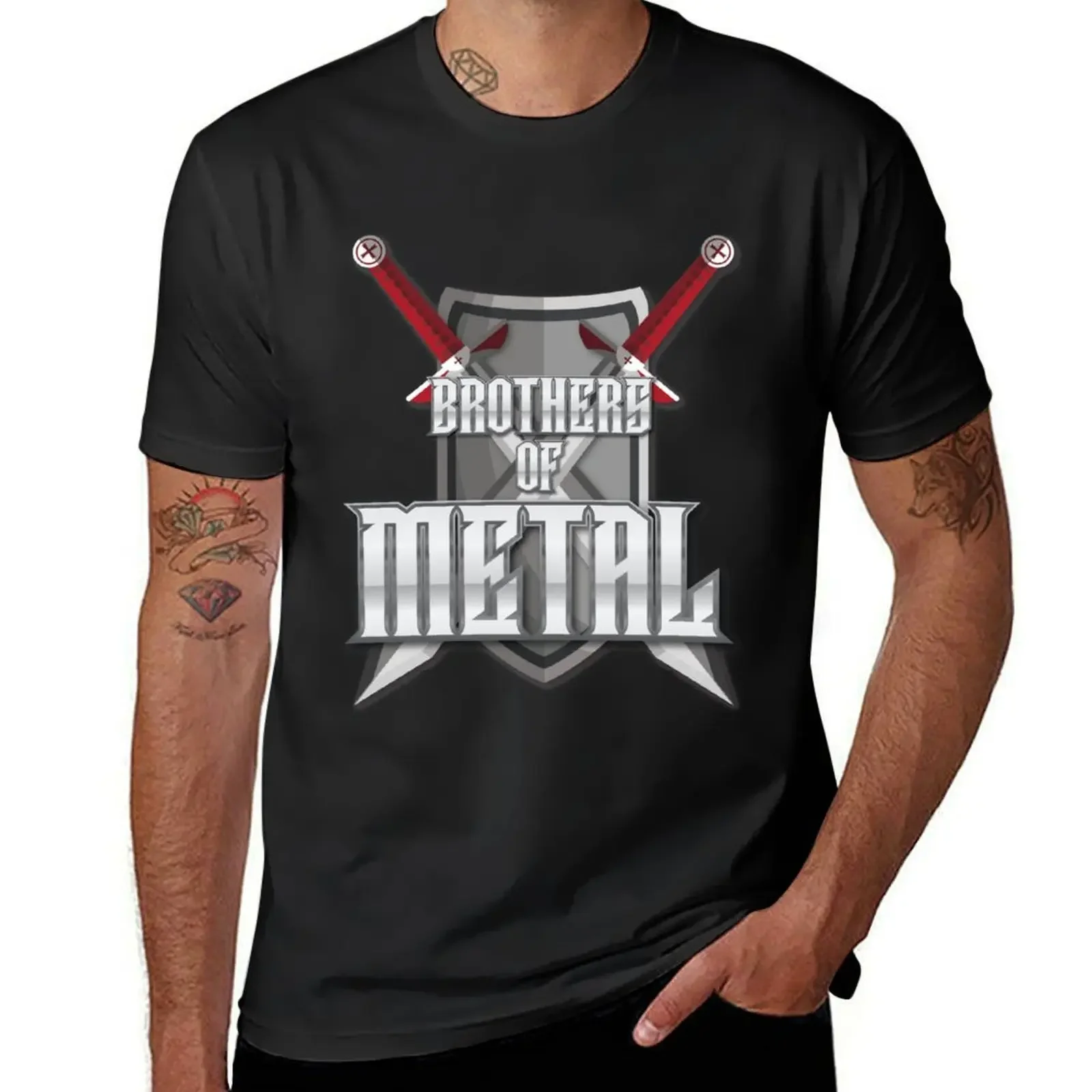 

Brothers of Metal T-Shirt anime stuff cheap stuff mens graphic t-shirts