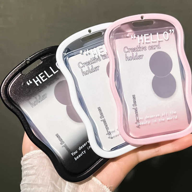 1 Set Student Slide Cover Card Set Meal Card Bus Card ID Protection Set Access Card Campus Card