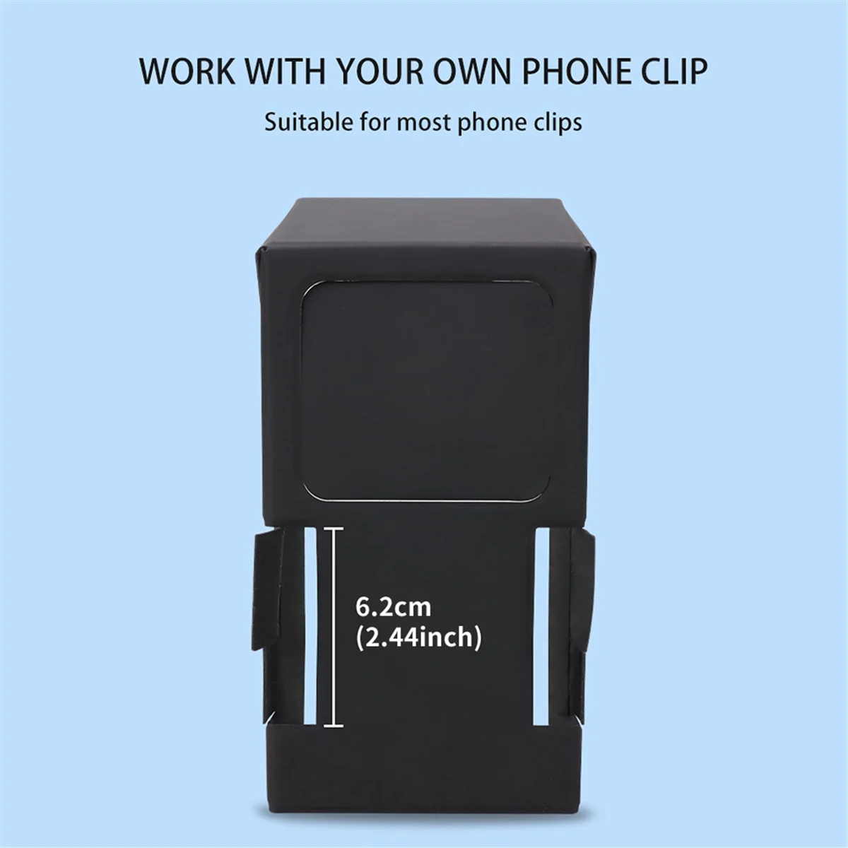 【New User Coupon】Foldable Sunhood Magnet Sun Hood Magnetic Sunshade for Mobile Phone Smartphone Black