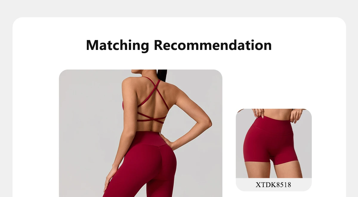 Hearuisavy Sommer Sexy Gym-Top für Damen, Lauf-BH mit Rückenkreuzung, Yoga-BH, Sport-BH, atmungsaktive Push-Up-Unterwäsche, Fitness-Workout-Top – Detail 3