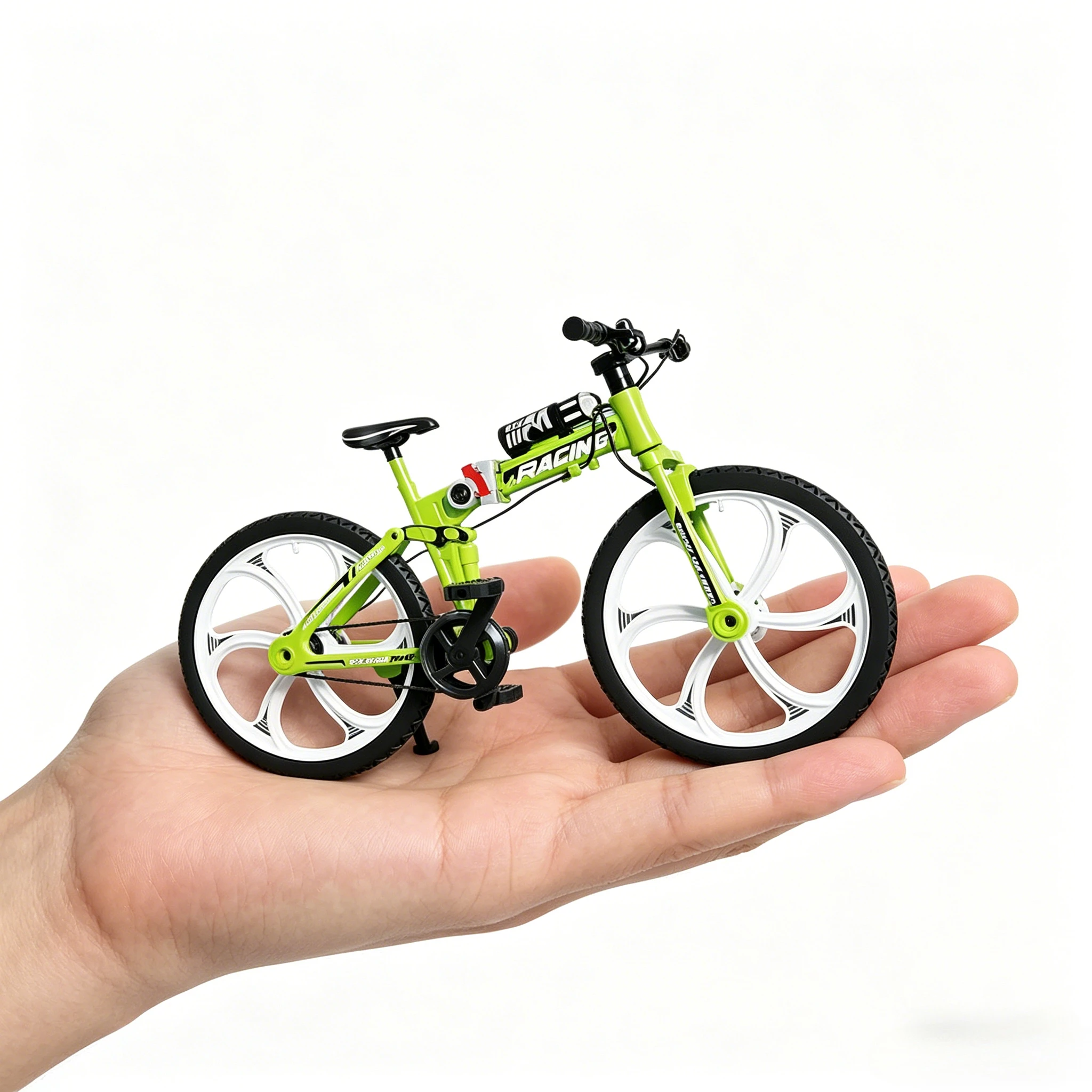 

Mountain bike simulation model curved handle, road bike, off-road bike, creative ornament simulation toy bike model boy