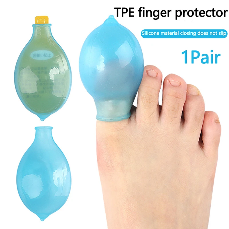 ความยืดหยุ่น Toe Protector Toe Tube Protector ป้องกันแรงเสียดทานป้องกันแผลพุพอง Breathable Toes ครอบคลุม Foot Care TOOL