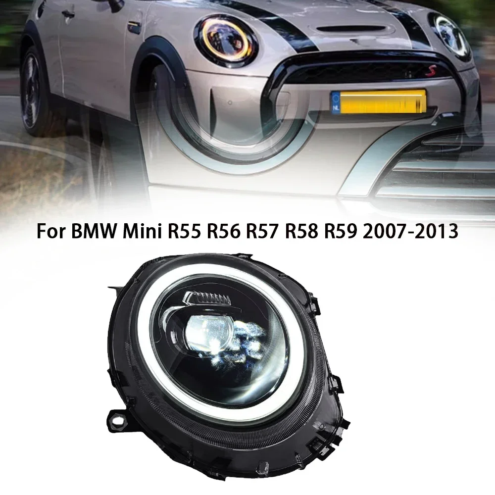 

Car Led Headlight For BMW Mini Coopers R56 R57 R58 R59 2007-2013 Front DRL Turn Signal Light Headlamp Assembly Plug And Play