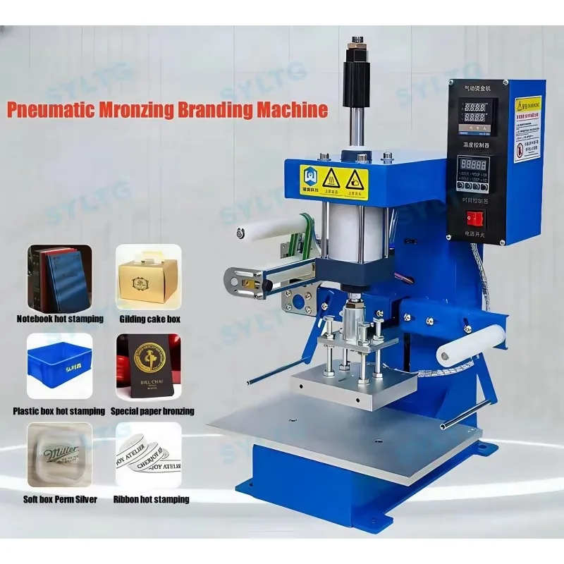 

Semi-Automatic Digital Control Desktop Hot Foil Stamping Machine For Embossing Logos On Leather Paper & Plastic