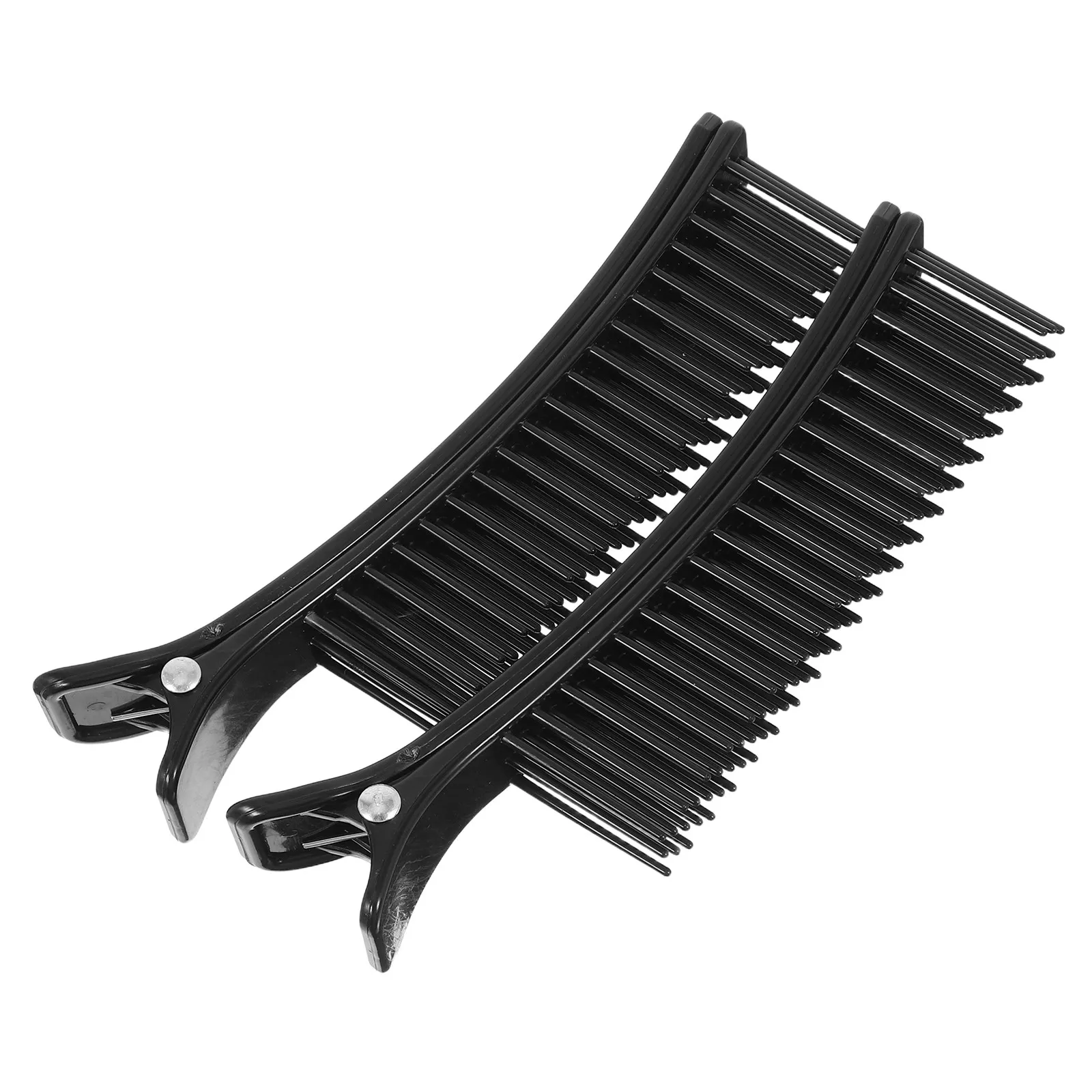 

2Pcs Hair Sectioning Clips Salon Hair Clips for Styling Cutting Dyeing Multi-Function Hairdressing Clip with Comb Design