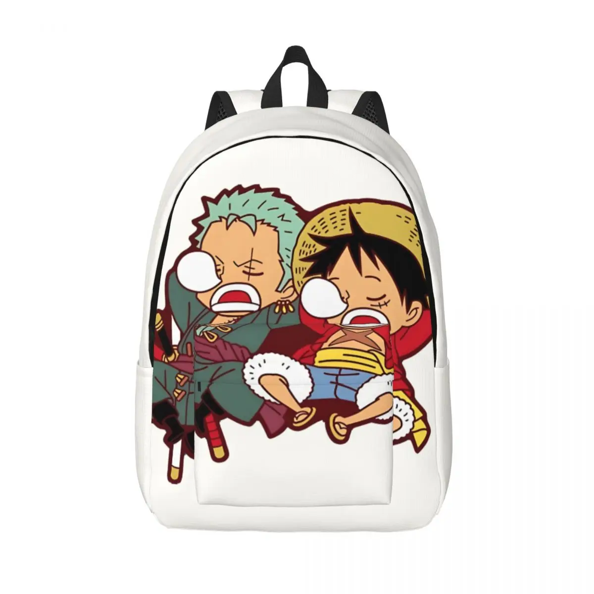 Powrót do szkoły Prezent Luffy i Zoro Retro zmywalne torby dziecięce One Piece Luffy Przechowywanie przekąsek dla mężczyzn Kid Schoolbag Piknik