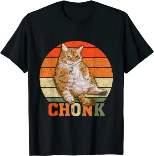  Funny Overweight Cat Meme Premium Gift Idea Tee T-Shirt S-3XL