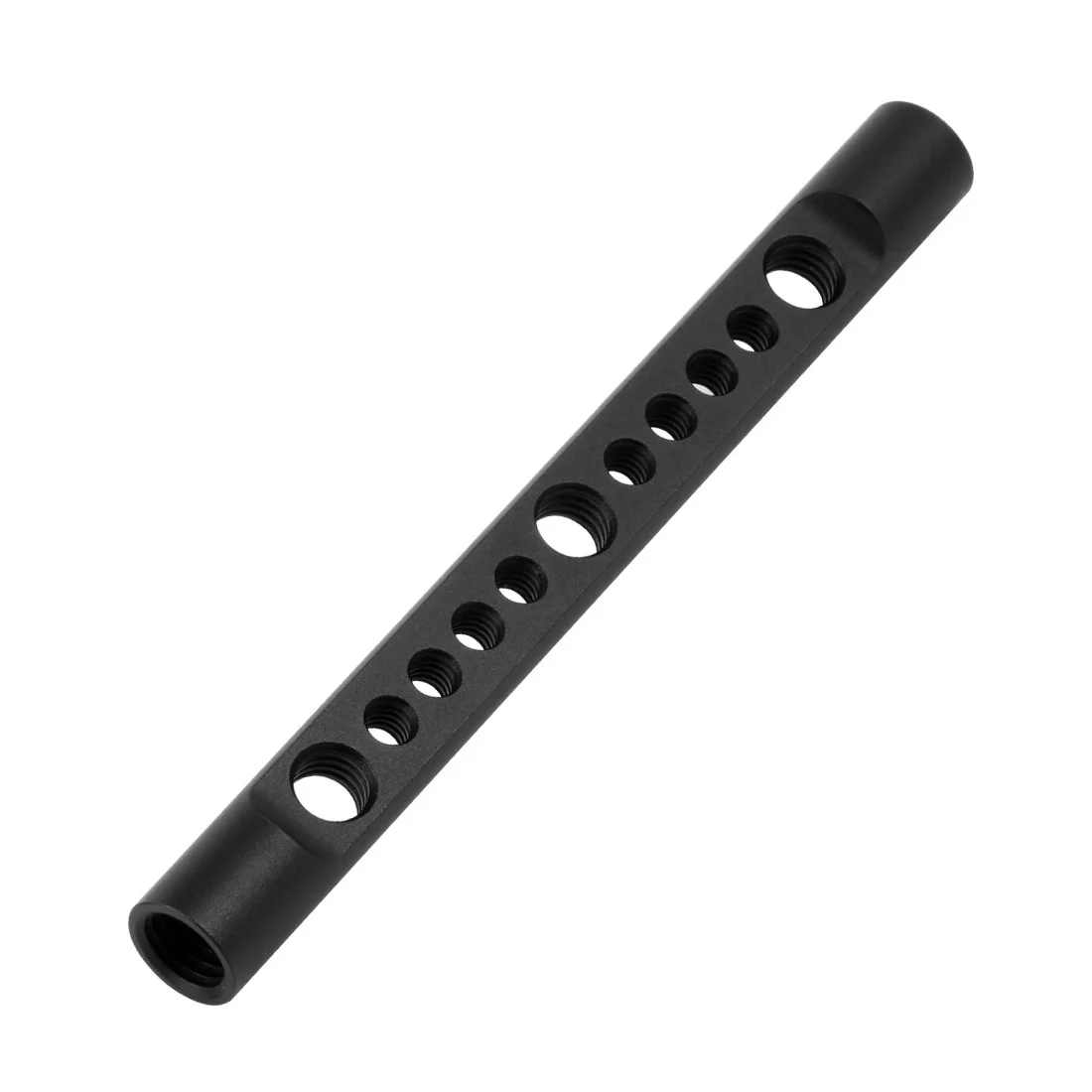 DSLR-Kamera Rig 15 mm Käsestangenhalterung 1/4 Zoll 3/8 Zoll Schraubenlöcher Schulterstangen System Schienenlicht Mikrofonhalter Magic Arm Ständerhalterung – Detail 7