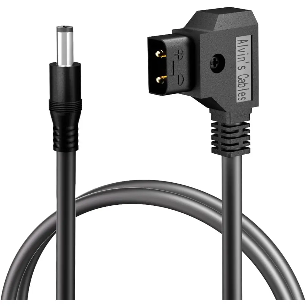 D-tap to DC Power Cable for Canon C70, Atomos Shogun, SmallHD Indie 7 Monitor, Blackmagic Video Assist, 12V 5.5mm 60CM