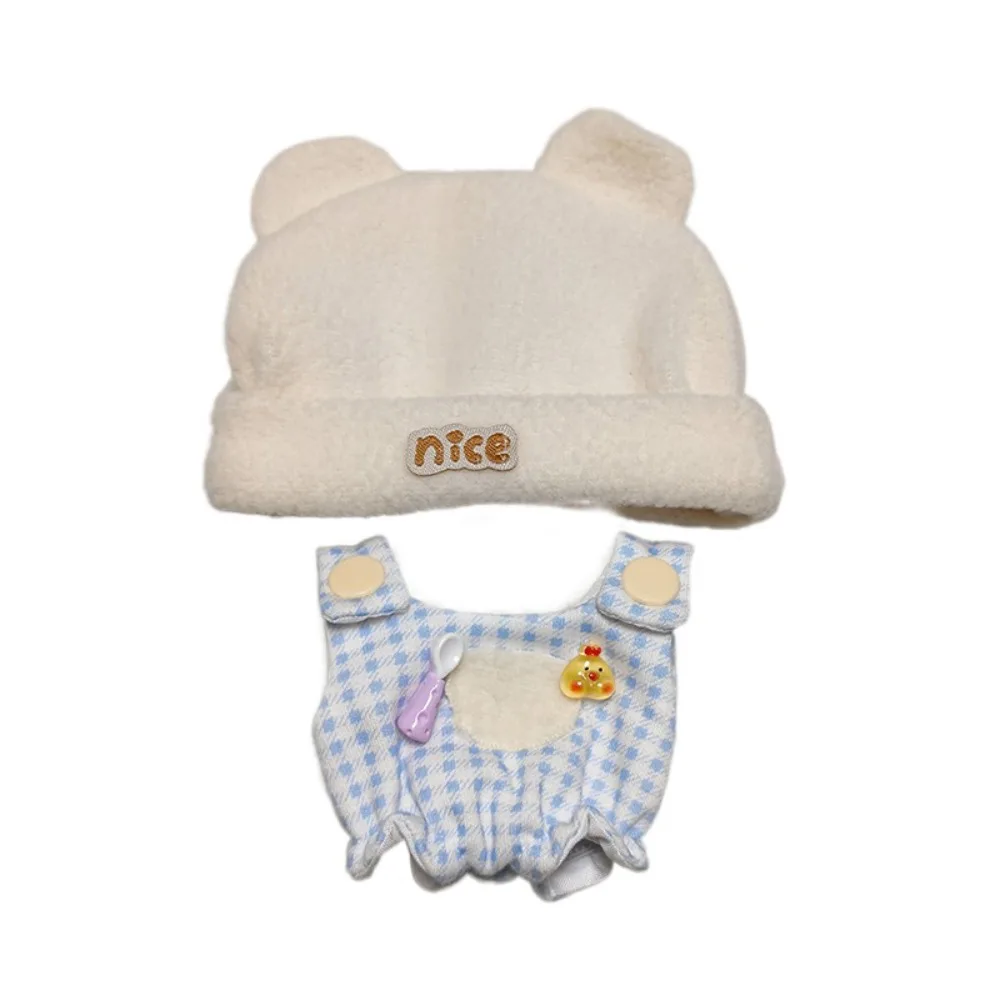 

Fashion Cute 10CM Cotton Clothes Dress up DIY Casual Overalls Set Pretty School Skirt Suit