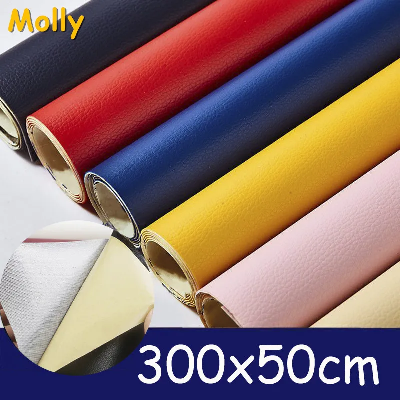 Self-adhesive Leather,PU Leather Fabric Stickers for Sofa Car Seat Office Chair Couch,Waterproof Leather Repair Tape